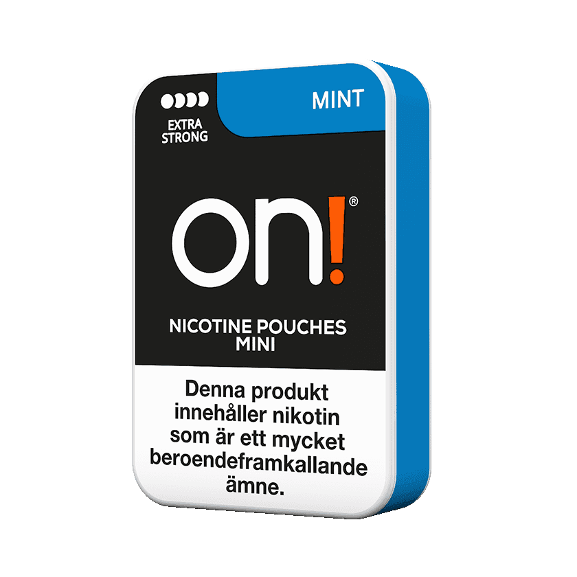 On! On! Mint Mini 9mg Extra Strong Normal – nikotinpåsar