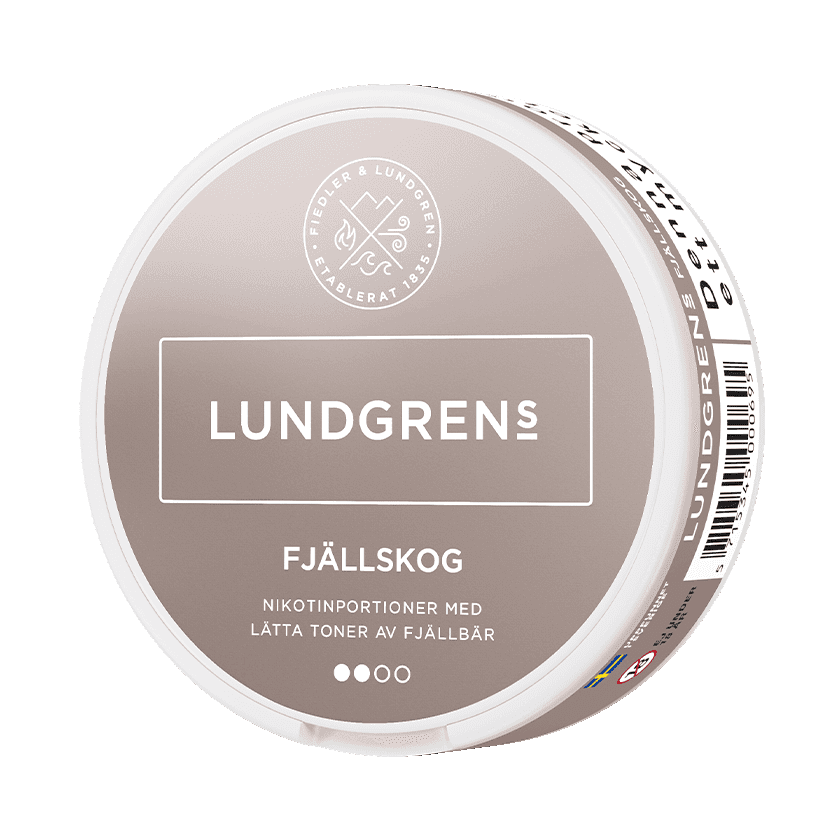 Lundgrens Fjällskog All White - nikotinpåsar