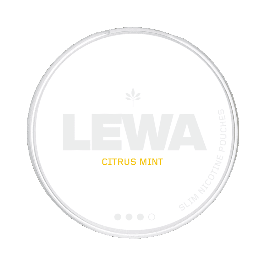 LEWA LEWA Citrus Mint S3 Normal – nikotinpåsar