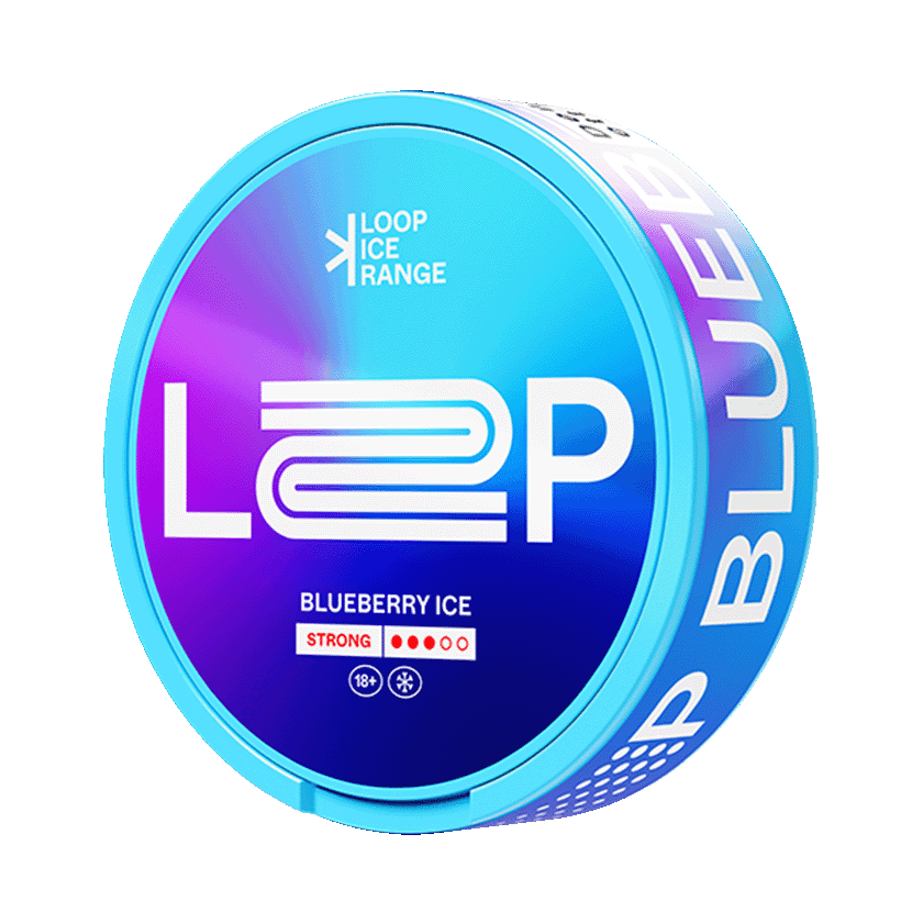 Loop Blueberry Ice Strong - nikotinpåsar