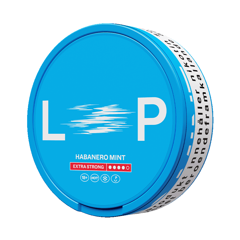 Loop Loop Habanero Mint Extra Strong Strong – nikotinpåsar