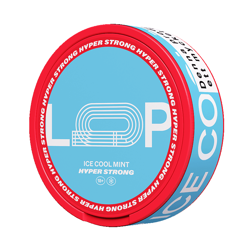 Loop Loop Ice Cool Mint Hyper Strong Extra Strong – nikotinpåsar