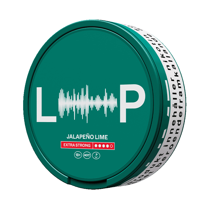 Loop Loop Jalapeño Lime Extra Strong 20-pack Extra Strong – nikotinpåsar