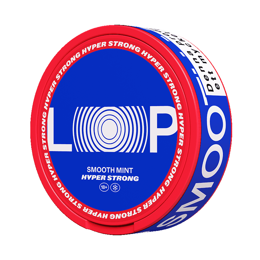 Loop Loop Smooth Mint Hyper Strong Extra Strong – nikotinpåsar