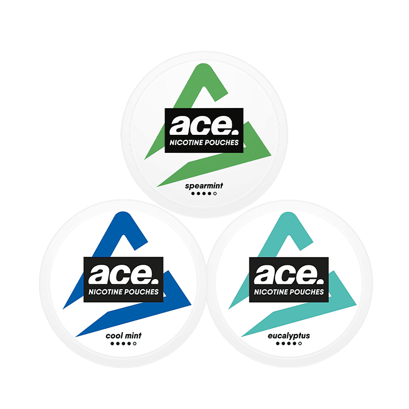 Ace Superwhite ACE Mint Mixpack 3-pack Light – nikotinpåsar