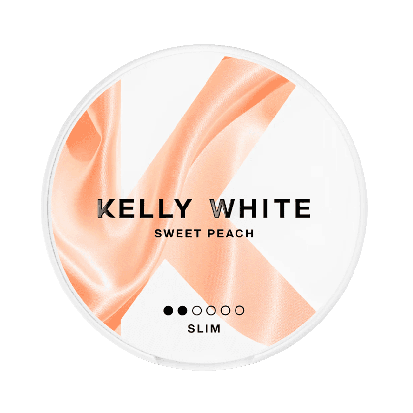 Kelly White Sweet Peach Slim S2 - nikotinpåsar