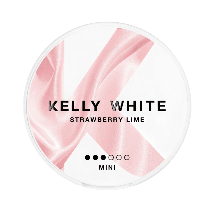 Kelly White Strawberry Lime Mini S3 - nikotinpåsar