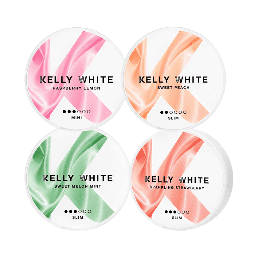 Kelly White Kelly White Mixpack 4-pack – nikotinpåsar