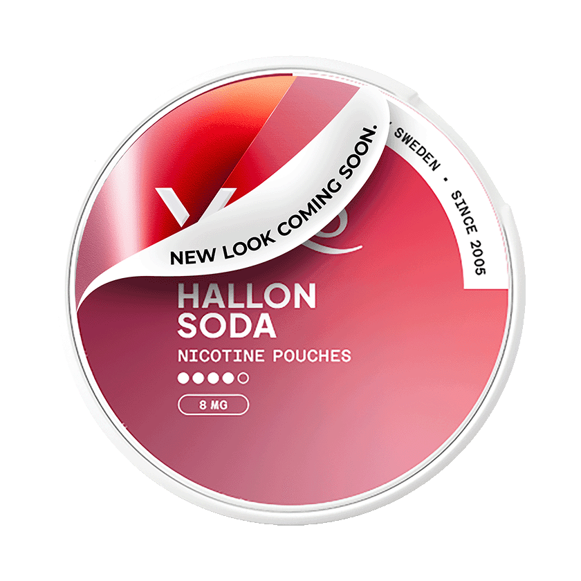 XQS XQS Hallonsoda Slim Strong Normal – nikotinpåsar
