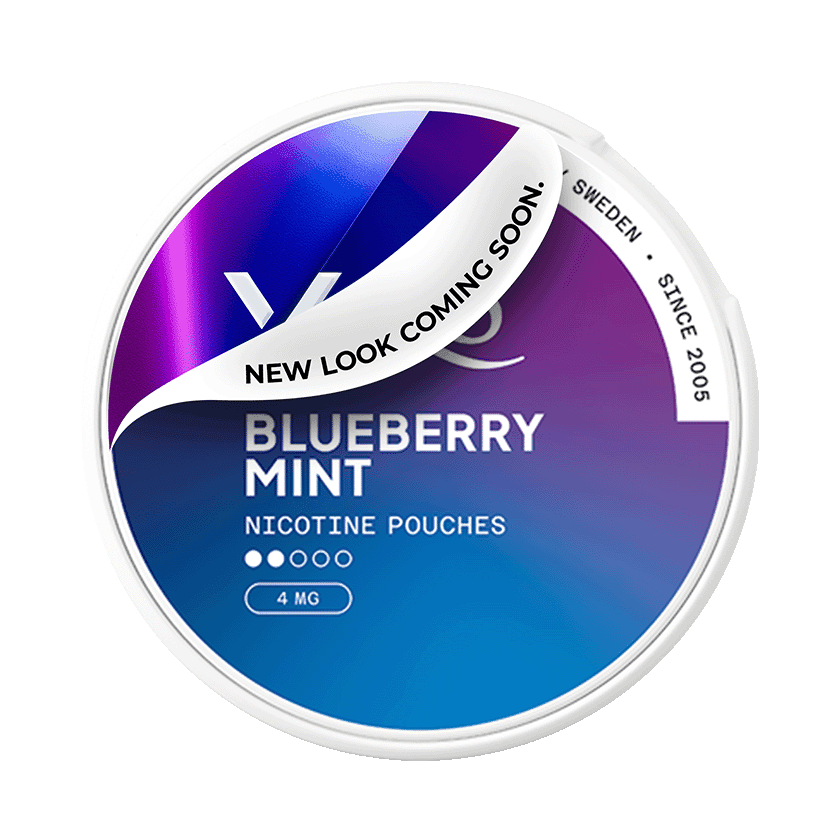 XQS Blueberry Mint Slim - nikotinpåsar