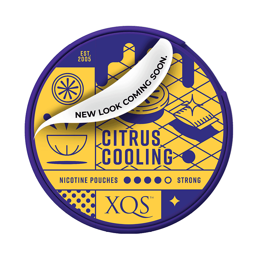 XQS Citrus Cooling Slim Strong - nikotinpåsar