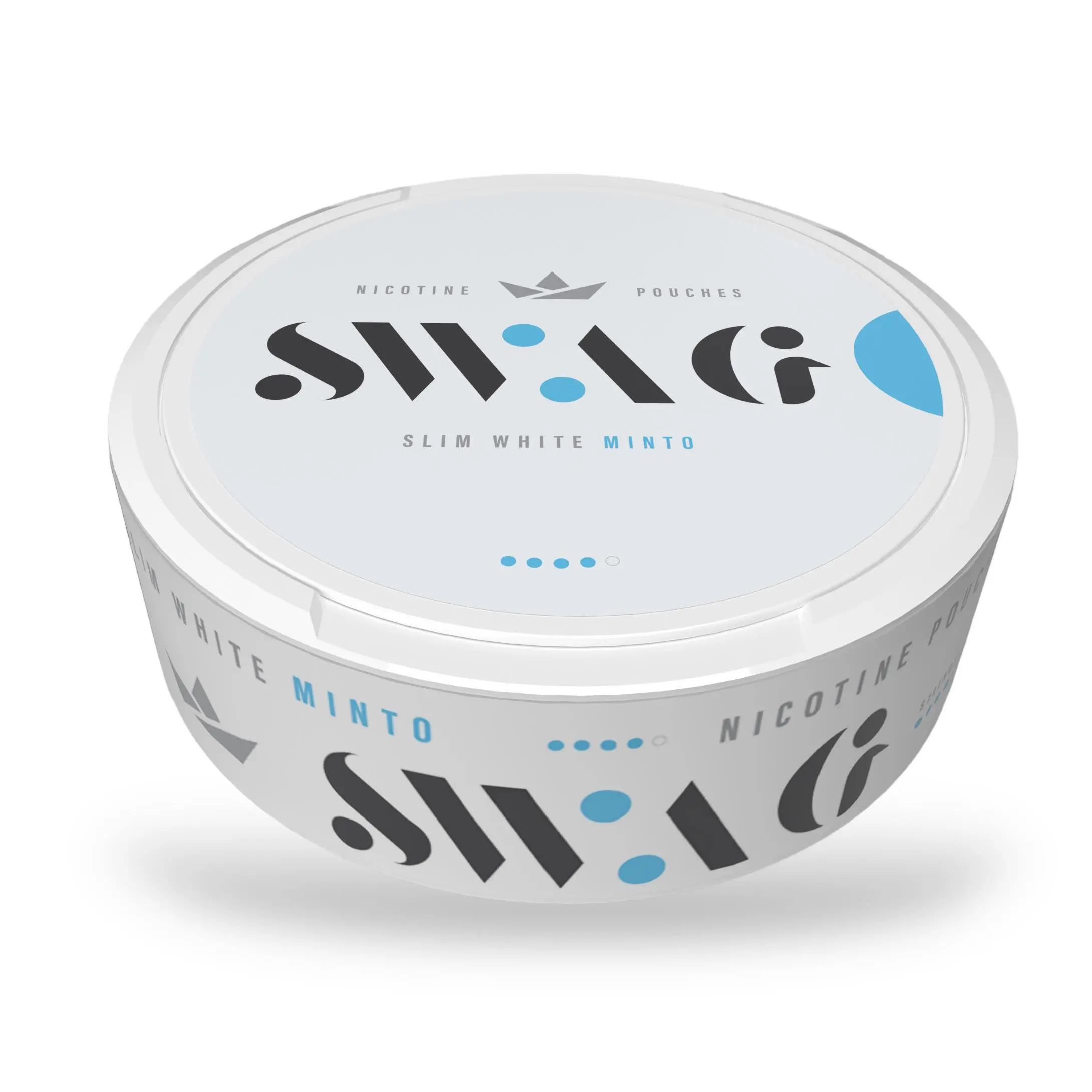 SWAG Minto Slim 25mg All White Portion - nikotinpåsar